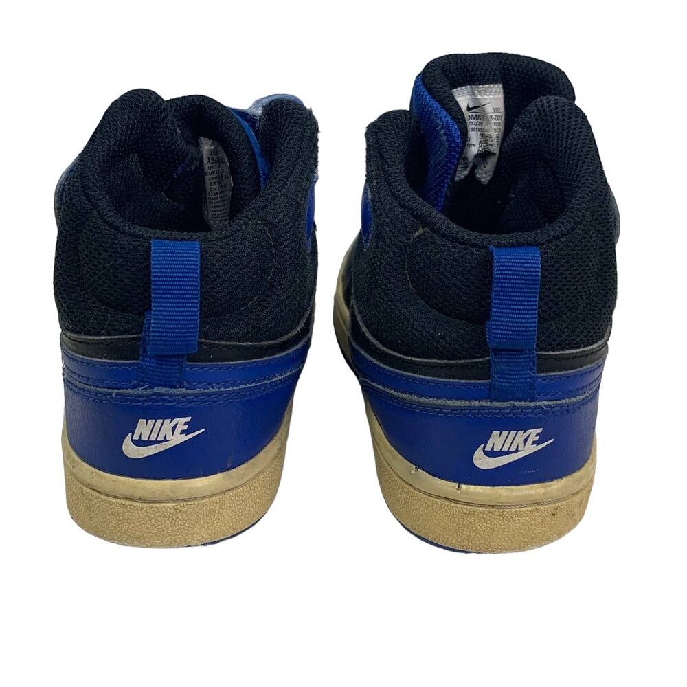 Nike 2020 Kids Boys Size 13.5 Faux Leather Upper High Top Tennis Athletic Shoes - Picture 5 of 6